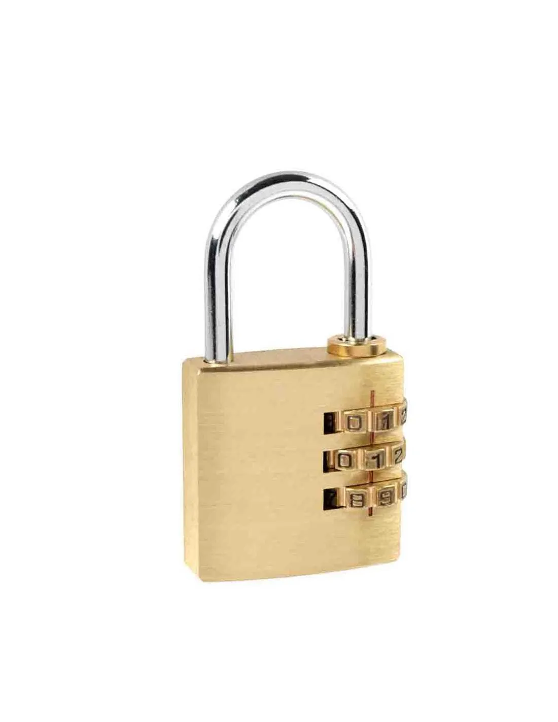 Cadenas à 3 codes en laiton 30mm