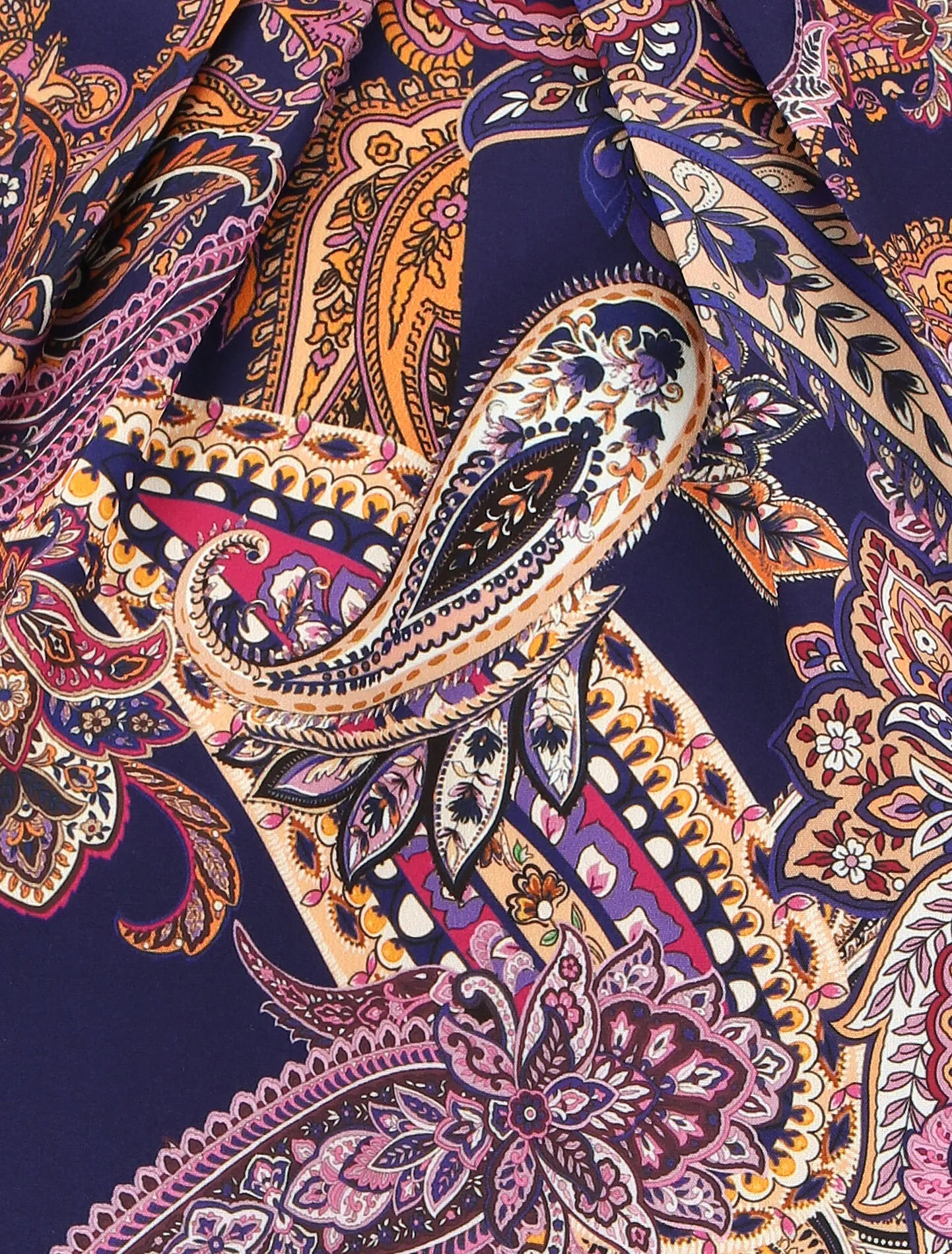 Top sans manches imprimé foulard